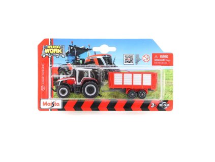 Massey Ferguson 8s.265 Tractor s přívěsem 2020 1:64 - Maisto  Massey Ferguson 8s.265 Tractor s přívěsem 2020