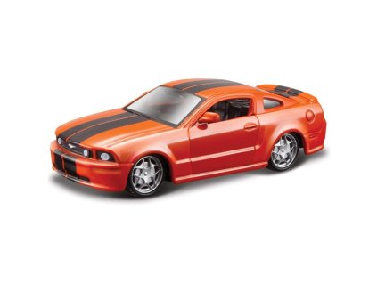 bburago ford mustang gt 2006 1 64 oranzova