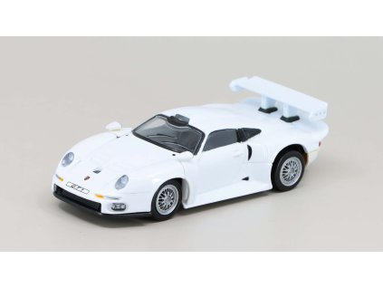 Porsche GT1 1995 1:43 - časopis s modelem  Porsche 911 GT1 - kovový model auta 1/43