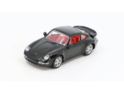 Porsche 911 Turbo Coupe 1995 1:43 - časopis s modelem  Porsche 911 Turbo - kovový model auta 1/43