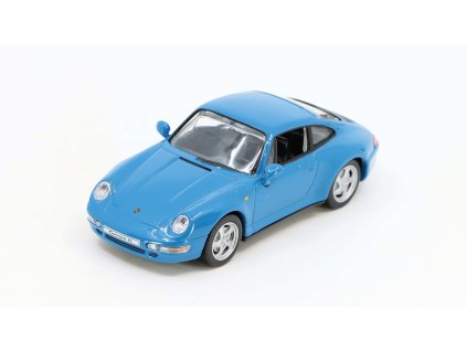 Porsche Carrera 4S Coupe 1995 1:43 - časopis s modelem  Porsche 911 993 - kovový model auta 1/43