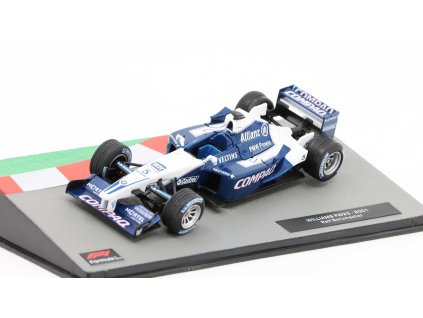 Williams FW23 2001 Ralf Schumacher 1:43 - Formula 1 Cars časopis s modelem  Williams FW23 2001 Ralf Schumacher - kovový model auta