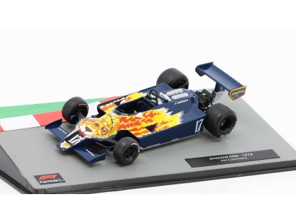 Shadow DN9 #17 1979 J. Lammers - 1:43 časopis AutoModels s modelem  Shadow DN9 #17 1979 J. Lammers - kovový model auta