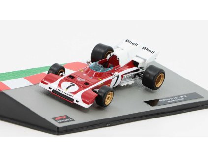 Ferrari 312 B2 1972 Mario Andretti 1:43 - Formula 1 Cars časopis s modelem  Ferrari 312 B2 1972 Mario Andretti - kovový model auta