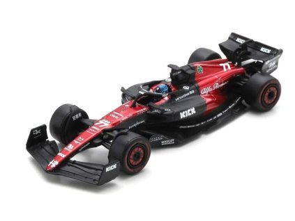Alfa Romeo F1 Team KICK C43 No.77 Australian GP 2023 1:64 - Spark Model  Alfa Romeo F1 Team Kick C43 #77 - kovový model auta 1/64
