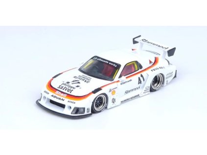 Mazda RX7 (FD3S) LB Super Silhouette 1:64 - INNO Models  Mazda RX7 LBWK - kovový model auta 1/64