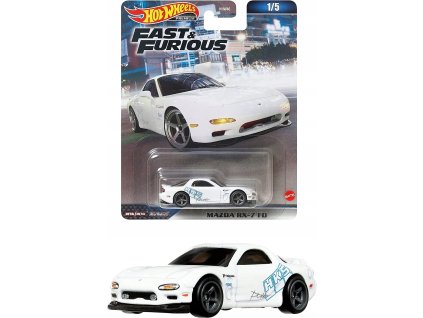 Hot Wheels Fast Farious Rychle a zbesile Auticko Mazda RX 7 FD HNW46 HKD22