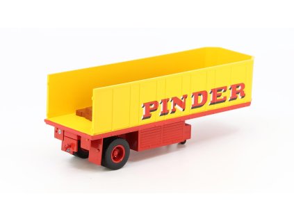 Pinder Circus přivěs 2 1:43 - Direkt  Pinder Circus Trailer - kovový model