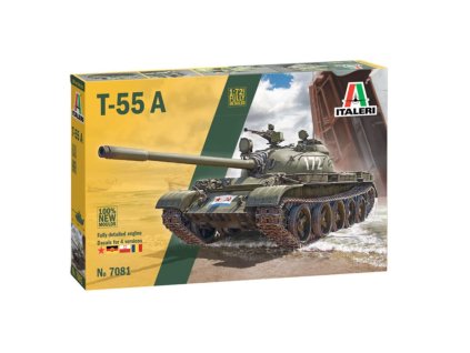 T-55 A 1:72 - Italeri stavebnice  T-55 A - ModelKIT