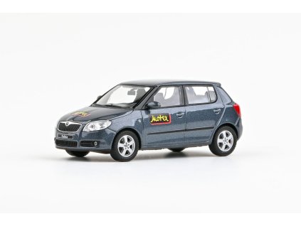 Škoda Fabia II 2006 - Motex 1:43 - Abrex  Škoda Fabia 2 2006 - kovový model auta