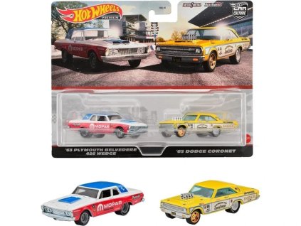 229271 hot wheels sada 2 anglicaku 63 playmouth belvedere 426 wedge a 65 dodge coronet hbl96 hkf56