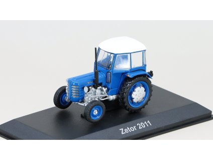 Zetor 2011 1:43 - Hachette časopis s modelem  Zetor-2011 Super - kovový model auta