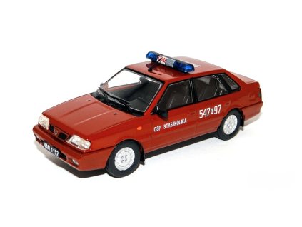FSO Polonez ATU Plus Straż Hasiči 1:43 - DeAgostini Legendy FSO časopis s modelem #80  FSO Polonez ATU Plus Straż - kovový model auta 1/43