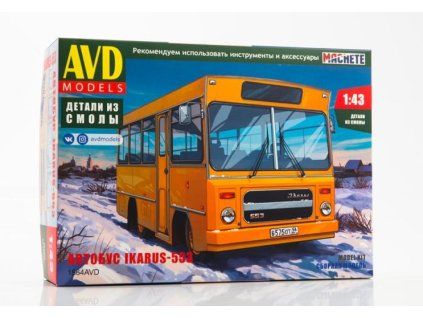 Ikarus-553 autobus 1:43 - AVD  Ikarus-553 - stavebnice KIT