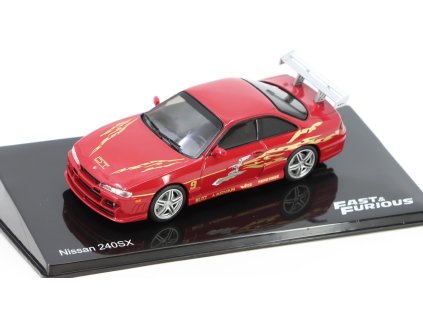 Nissan 240SX 1971 Rychle a Zběsile 1:43 - DeAgostini časopis s modelem  Nissan 240SX - kovový model auta 1/43
