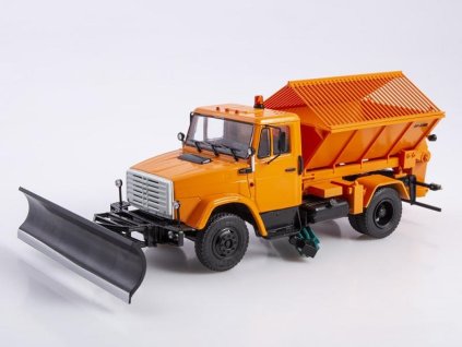 ZIL-4333 pluh KO-829A 1:43 - Avtoistoria  ZIL-4333 - kovový model auta