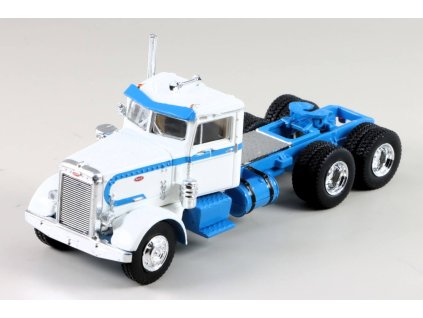 Peterbilt 281 bílý/modrý 1:87 - Brekina  Peterbilt 281 - sběratelský model