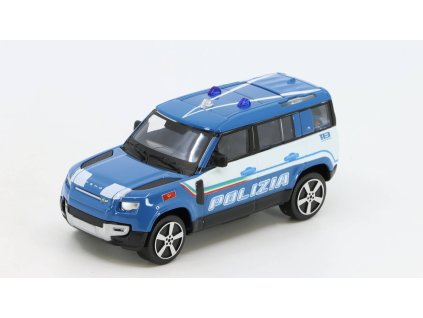 Land Rover New Defender Policie 1:43 - Bburago  Land Rover New Defender - model auta 1/43