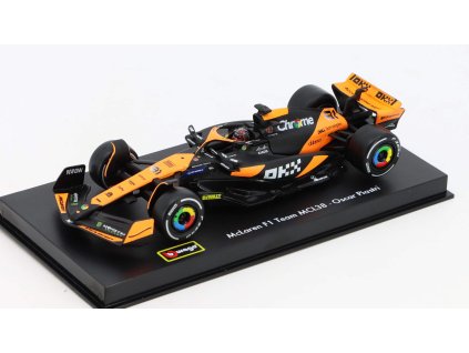 McLaren F1 MCL38 #81 Oscar Piastri 1:43 - Bburago  McLaren F1 MCL38 N81 Lando Norris - kovový model auta