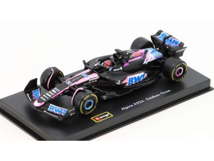 Renault F1 A524 Team BWT Alpine Esteban Ocon #31 1:43 - Bburago  Renault F1 A 524 Team BWT Alpine No.31 E. Ocon - kovový model auta
