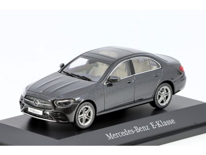 Mercedes-Benz E-Class W213 Facelift 2020 tmavě šedá 1:43 - Schuco  Mercedes E-Class W213 - kovový model auta