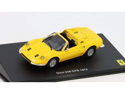Ferrari Dino 246 GTS Spider 1972 1:43 - časopis s modelem  Ferrari Dino 246 GTS - kovový model auta