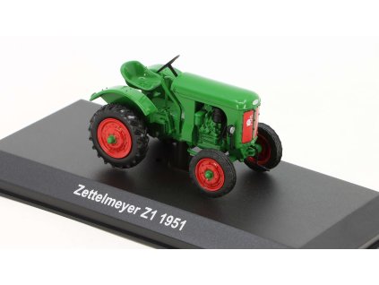 Zettelmeyer Z1 Tractor Germany 1951 1:43 - časopis s modelem  Zettelmeyer - kovový model