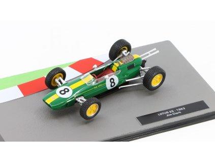 Lotus 25 F1 #8 World Champion Season 1963 Jim Clark 1:43 - Centauria časopis s modelem  Lotus25 - kovový model