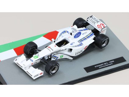 Stewart F1 Sf3 Ford N 17 Season 1999 Johnny Herbert 1:43 - časopis s modelem  Stewart F1 Sf3 Ford N 17 Season 1999 časopis s modelem