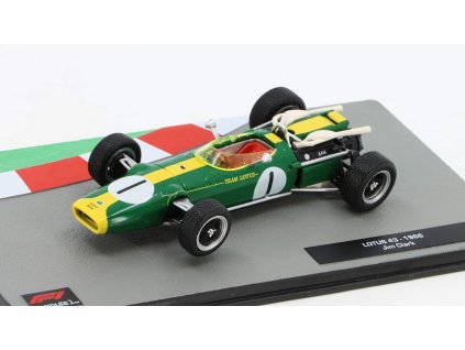 Lotus 43 F1 BRM Team Lotus N 1 Season 1966 Jim Clark 1:43 - Centauria časopis s modelem  Lotus 43 - kovový model