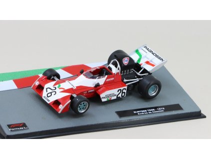 Surtees F1 TS9B #26 Season 1972 Andrea De Adamich 1:43 - časopis s modelem  Surtees F1 - kovový model auta