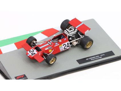 De tomaso F1 Ford 505 N 24 Season 1970 Piers Courage 1:43 - časopis s modelem  De tomaso F1 Ford 505 - kovový model auta