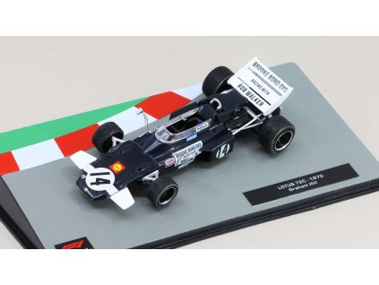 Lotus 72 F1 #14 1970 Graham Hill 1:43 - časopis s modelem  Lotus F1 - kovový model auta