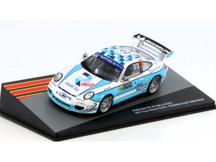 Porsche 997 GT3 RS 4.0 2017 RGT Class Monte-Carlo - R.DUMAS-G.DE TURCKHEIM - 1:43 Centauria časopis s modelem #33  Porsche 997 - 1:43 kovový model