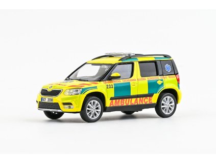 Škoda Yeti FL 2013 Škoda Yeti FL 2013 ZZS Zlínského Kraje 233 1:43 - Abrex 1:43 - Abrex  Škoda Yeti FL 2013 - kovový model auta