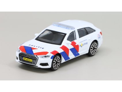 Audi A6 Avant 2019 policejní 1:43 - Bburago  Audi A6 Avant 2019 - kovový model auta 1/43
