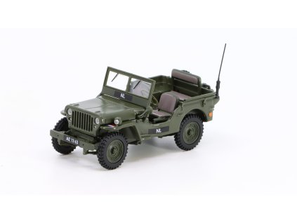 Military Vehicle 1/4 Ton 1:43 - Cararama  Military Vehicles 1/4 Ton - kovový model