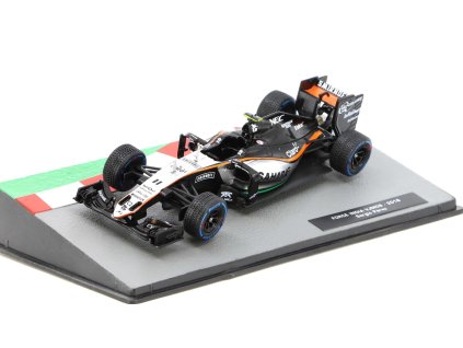 Force India VJM09 2016 Sergio Pérez 1:43 - Racing Cars časopis s modelem #21  Force India VJM09 - kovový model auta 1/43