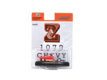 Chevrolet Cheyenne 10 1973 červená 1:64 - M2 Machines Chevrolet Cheyenne 10 - kovový model auta 1/64
