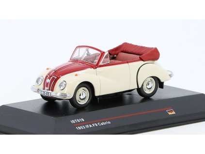 IFA F9 Cabrio 1953 1:43 - IST models  IFA F9 - kovový model auta