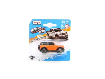 Ford Bronco 2021 oranžová 1:64 - Maisto  Ford Bronco - model auta 1/64
