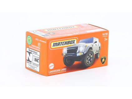 Lamborghini LM002 stříbrná 1:64 - MATCHBOX  Lamborghini LM 002 - model auta