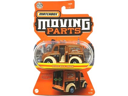 98640 matchbox moving parts divco milk truck gwb48