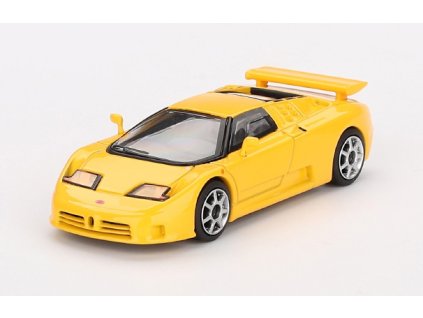 Bugatti EB110 Super Sport Giallo 1:64 - MiniGT  Bugatti EB-110- kovový model auta