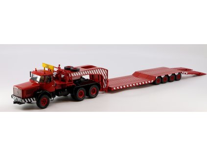 Berliet TBO 015 M3 6x4 tahač s navesem 1967 1:43 - IXO Models  Berliet TBO 015 M-3 6x4 - kovový model auta