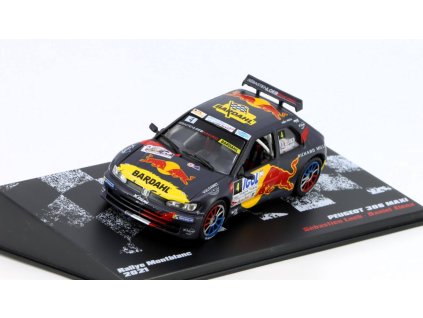 Peugeot 306 Maxi Rallye Montblanc Morzine 2021 S. Loeb - D. Elena 1:43 Rallye automobily časopis s modelem #78  Peugeot 306 Maxi  1:43 - kovový model auta