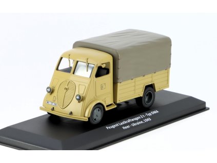 Peugeot  Lastkraftwagen DMA 2t Heer Ukraine  - 1943 1:43 - Vojenské automobily časopis s modelem #22 BAZAROVÉ ZBOŽÍ  Peugeot DMA - kovový model auta