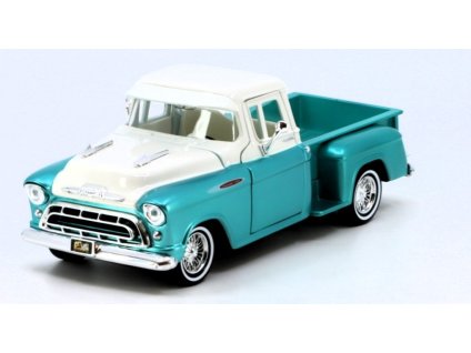 Chevrolet 3100 Stepside Pick-up 1957 1:24 - MOTORMAX  Chevy 3100 Stepside - kovový model auta