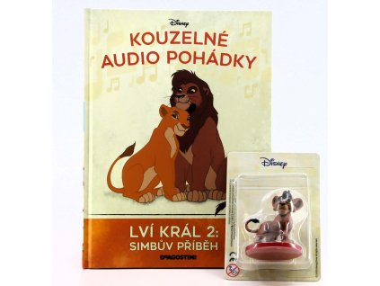 Lví Král 2 - kniha s figurkou Kouzelné Audio Pohádky Disney - DeAgostini #61  Audiofigurka Lví Král 2 - Kouzelné Audio Pohádky Disney #61 - DeAgostini