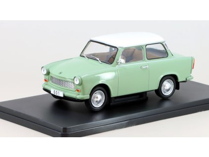 Trabant 601 1965 1:24 - WhiteBox  Trabant 601 - kovový model auta